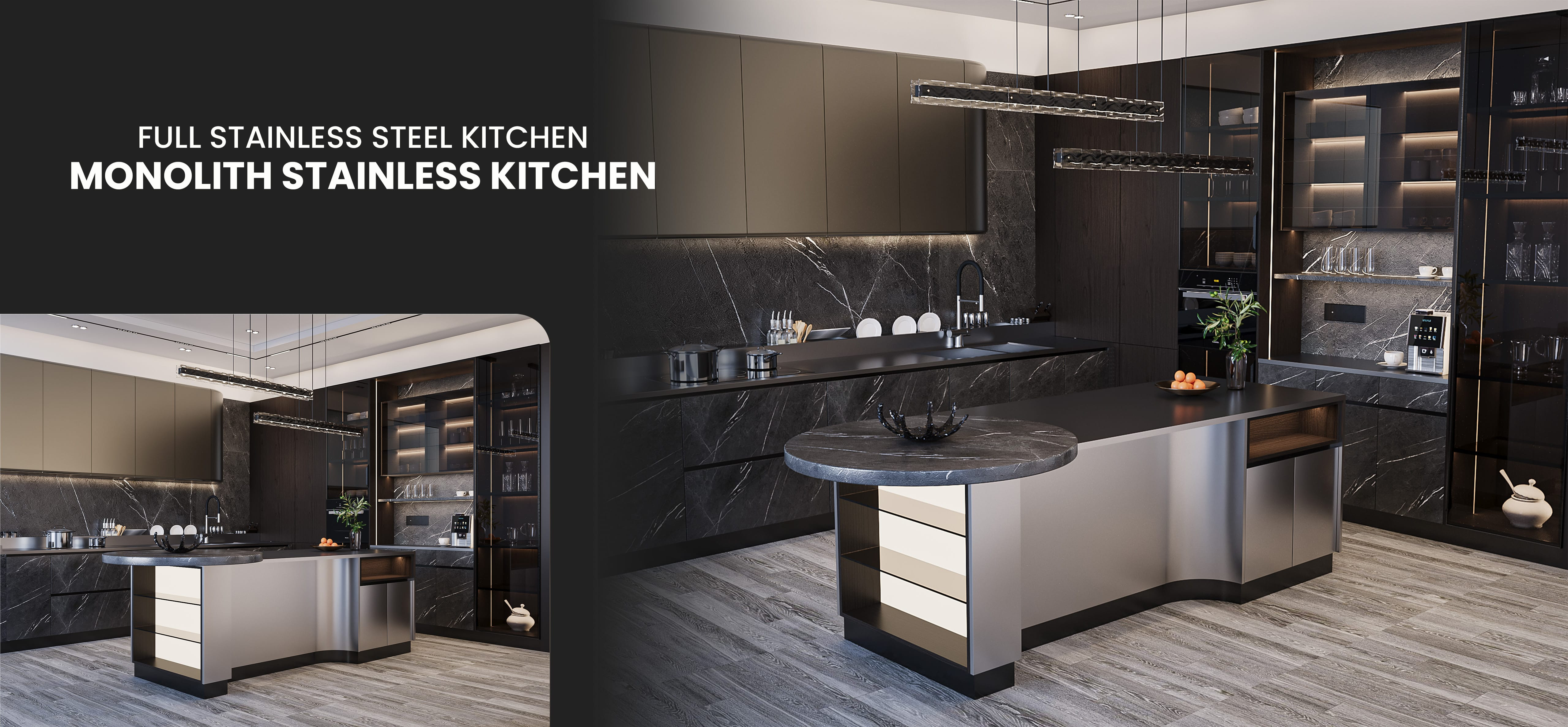 Monolith Stainless Steel Kitchen